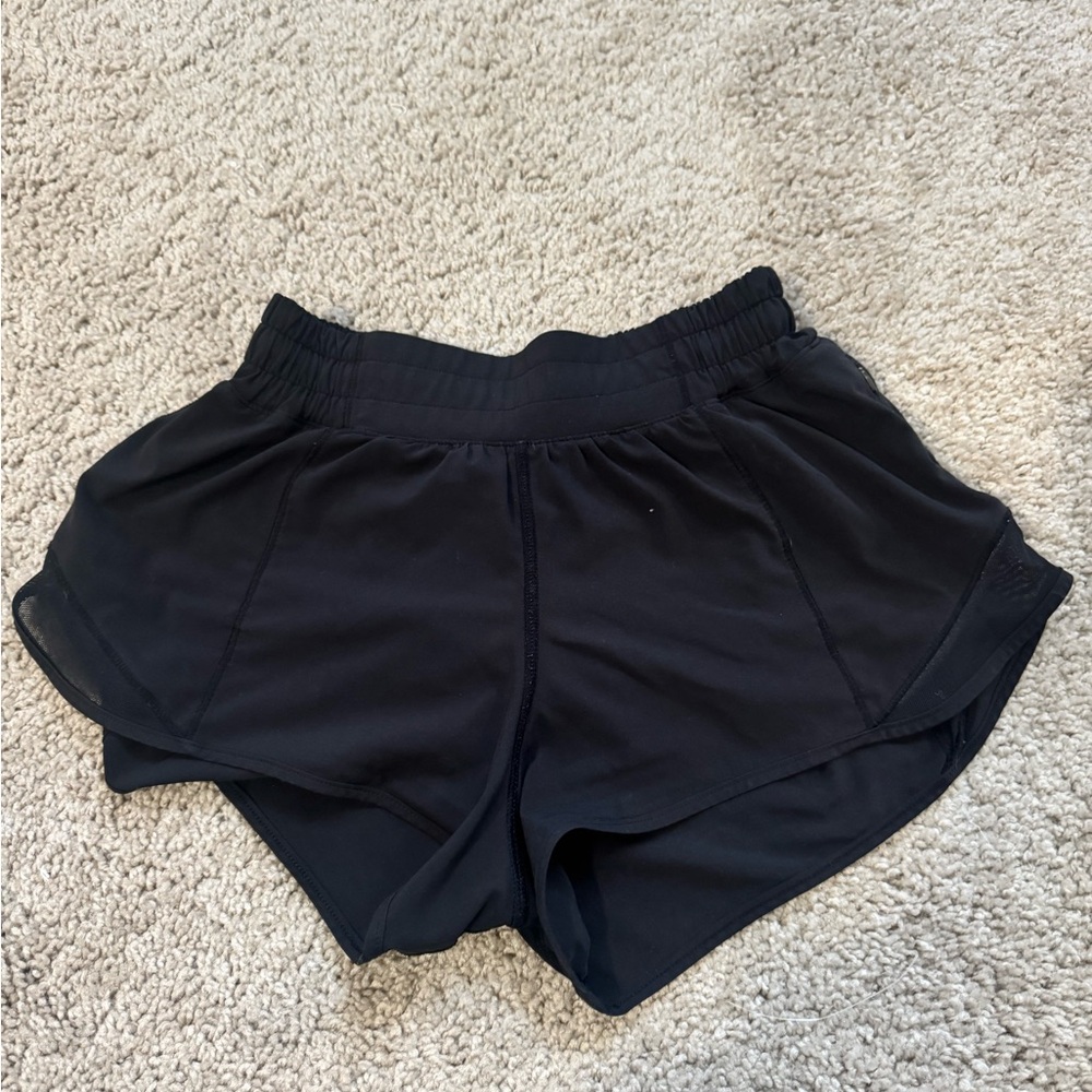 Lululemon Black Hotty Hot Shorts